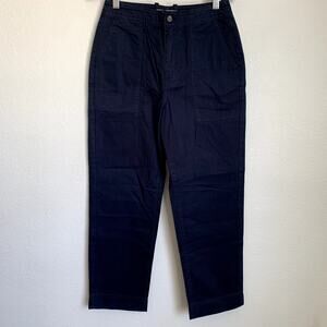 NWT Everlane The Slim Leg Pants in Navy Blue